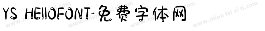 YS HEIIOFONT字体转换